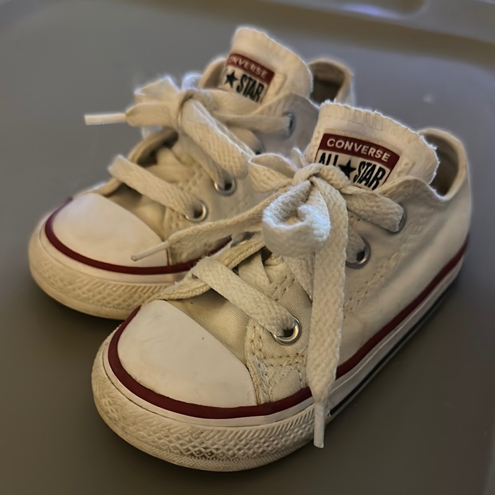 Converse Kids White Sneakers